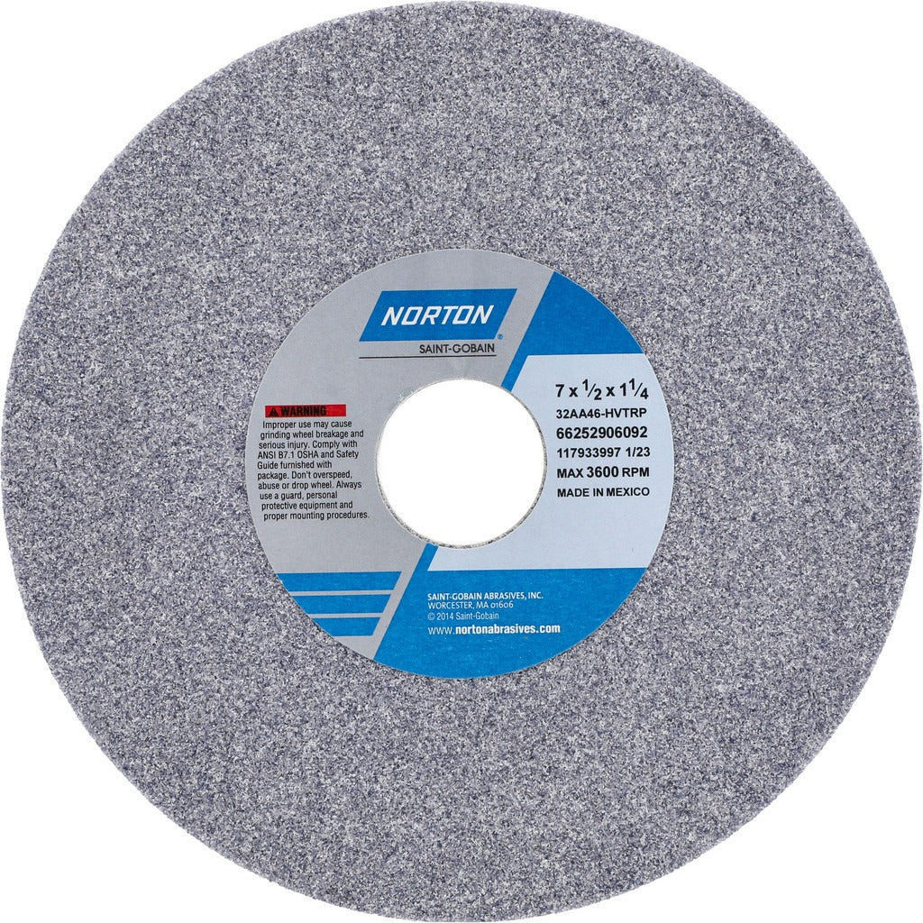 NORTON Norton 66252906092 Surface Grinding Wheel 7in 46 Grit