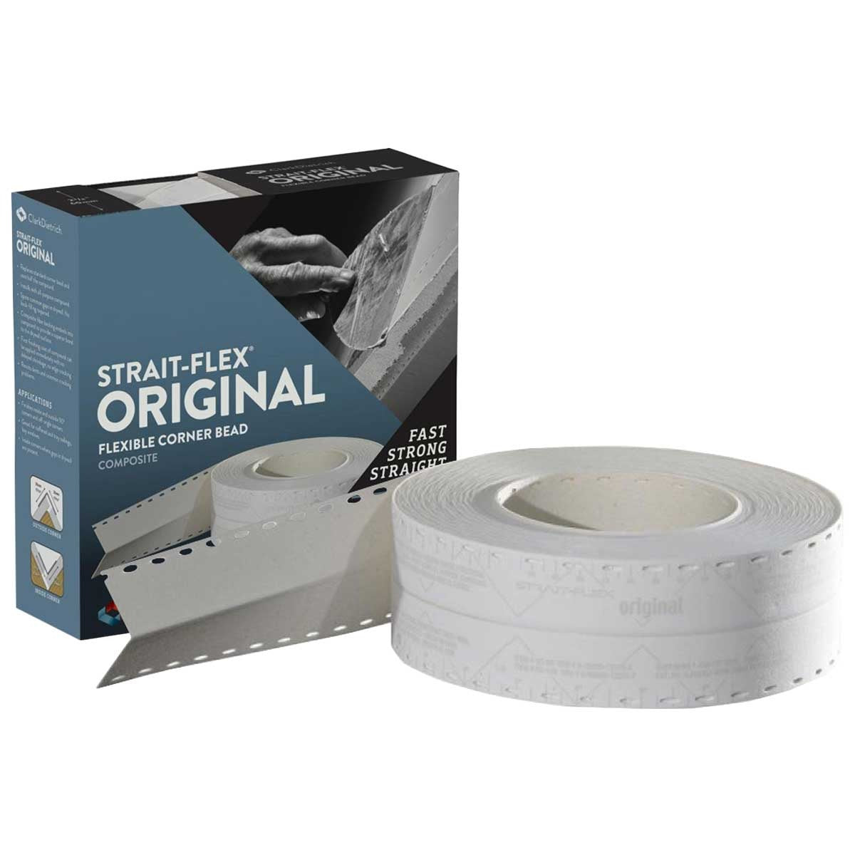 STRAIT-FLEX Strait-Flex SO-100 Original Composite Flexible Drywall Corner Bead (2-3/8 in x 100 ft)
