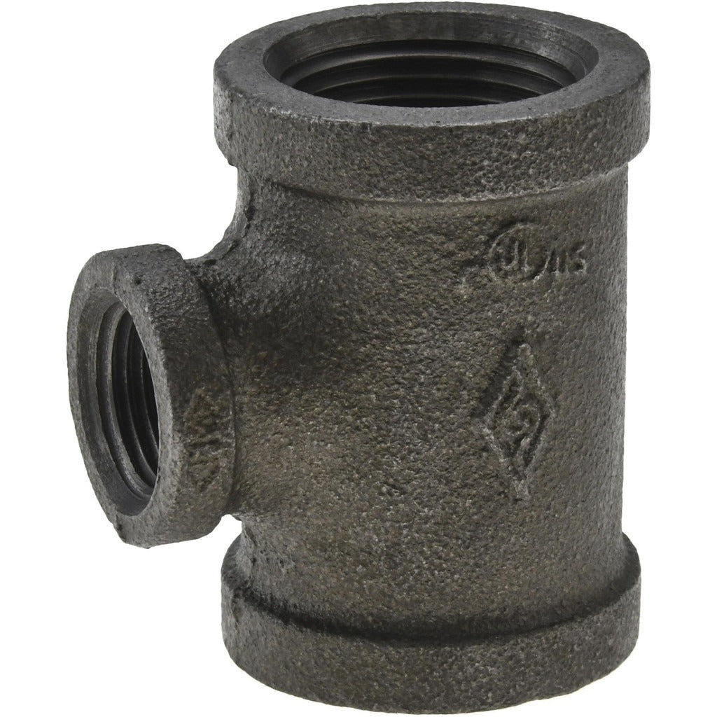 VALUE COLLECTION Value Collection B130R 25X15 Black Threaded Reducer 1x1x1/2