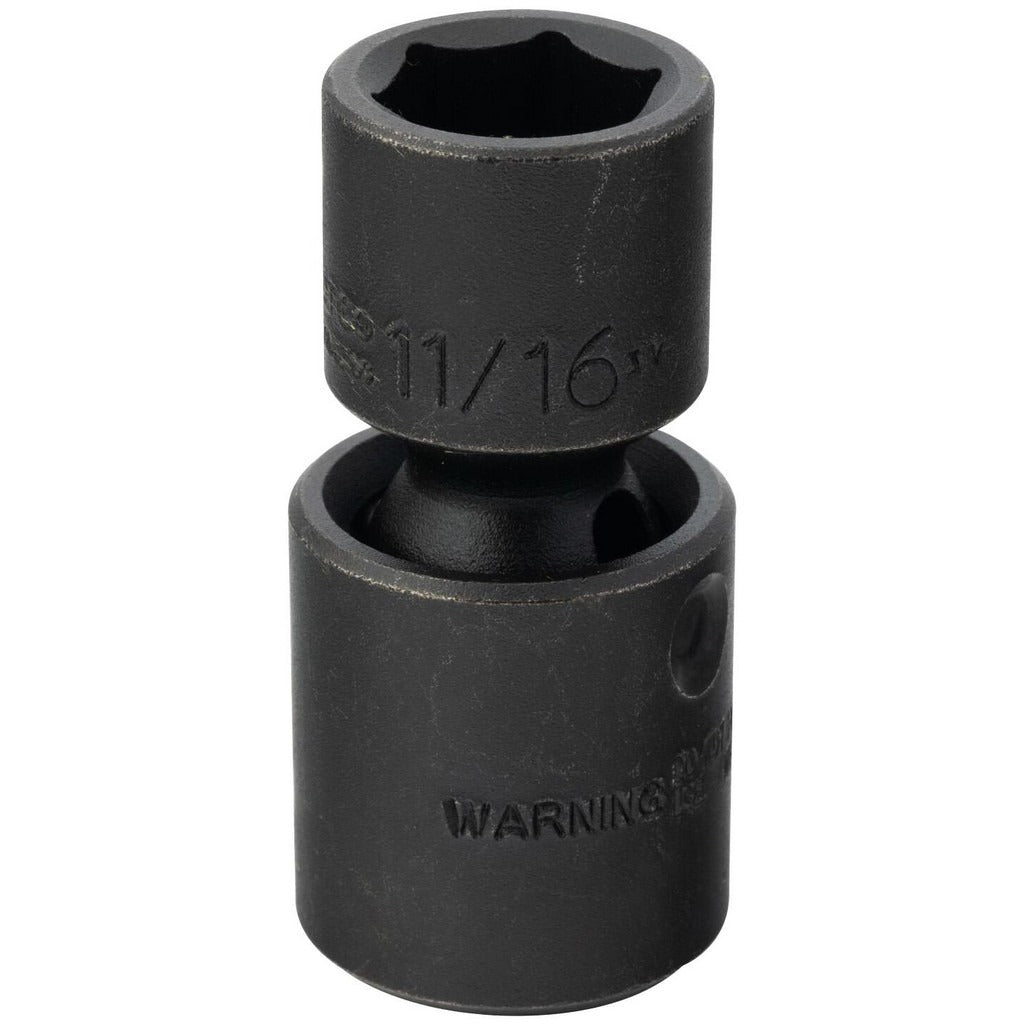 PROTO Proto J74278P 1/2 in Drive 11/16 in Impact Socket 6-pt