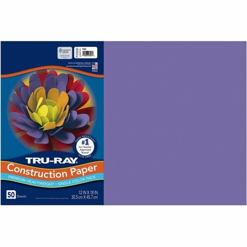PACON Pacon PAC103041 Construction Paper 12x18 Vellum 50 Pack