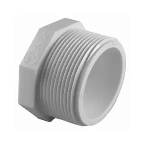 CHARLOTTE PIPE Charlotte Pipe PVC 02113 1000HA Threaded Schedule 40 DWV 1 in. MIP PVC Plug