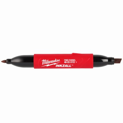 MILWAUKEE Milwaukee 48-22-3113 Jobsite Marker Fine Point Chisel 15 Pack