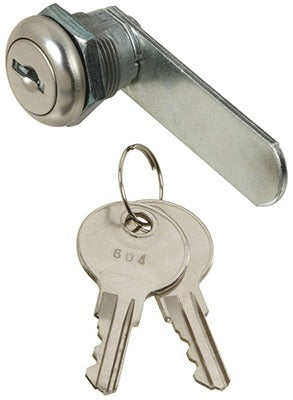 NATIONAL HARDWARE National Mfg N185-272 Utility Lock 1/4 in Chrome Keyed Alike