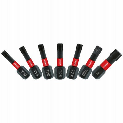 DIABLO Freud DTV1-S7 Torx Bit Set 7 Piece 1 Inch Impact Driver
