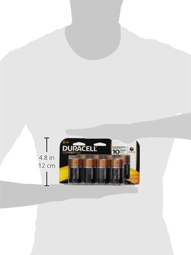 DURACELL Duracell MN13R8DWZ17 Coppertop D Alkaline Batteries 8 Count (Pack of 2) MN13R8DWZ17