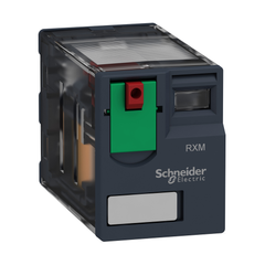 Schneider Electric RXM2AB1B7 Square D 24 VAC 12 Amp 2CO DPDT Din Rail/Panel Mount Miniature Plug-In Relay