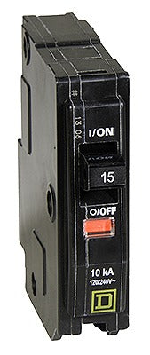 SQUARE D Square D QO115CP 15A Single Pole Circuit Breaker 120V