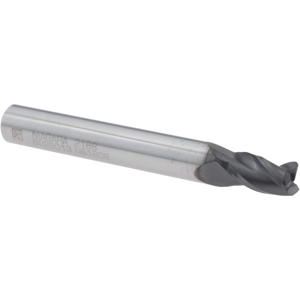 SECO TOOLS Seco 17003406 Corner Radius End Mill 7/32 in 3 Flute