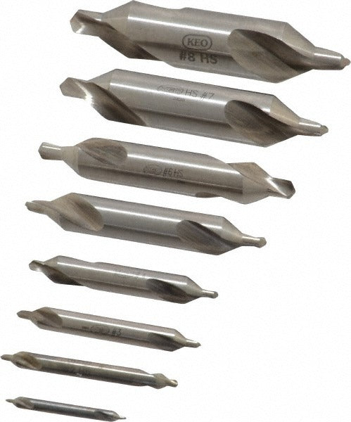 KEO Keo 01031582 Hss Combo Drill Countersink Set 8 Pc