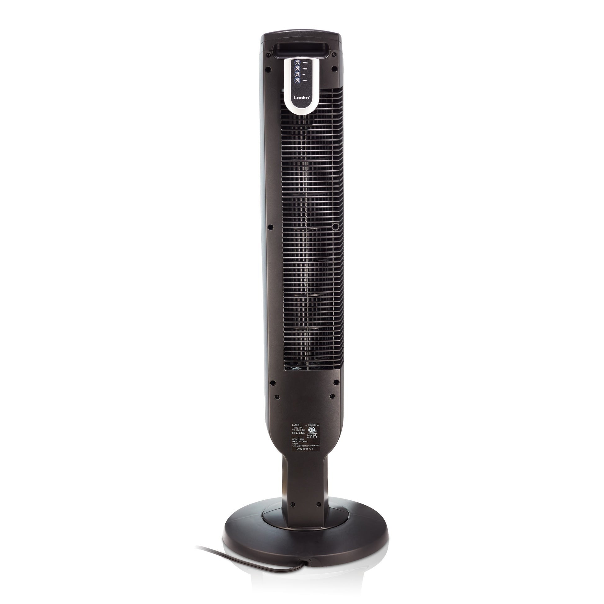 LASKO Lasko 2511 Oscillating Tower Fan 30-36W 36 Inch (60 Degree Oscillation)