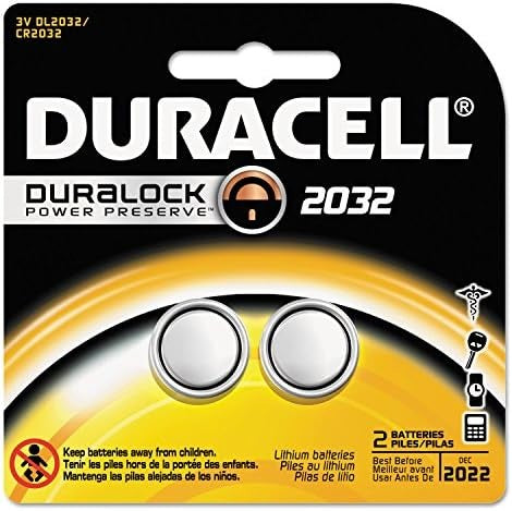 DURACELL Duracell 66388 DL2032 3V Coin Cell Lithium Battery (2 Pack) DB66388