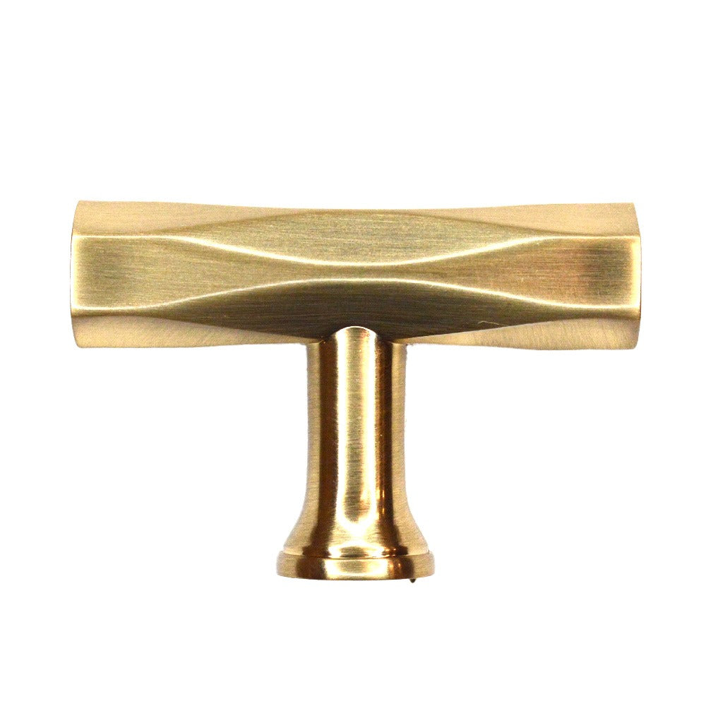 EMTEK Emtek 86729US4 Tribeca T Cabinet Knob Satin Brass