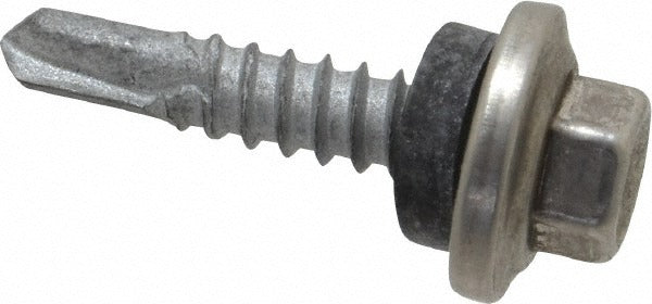 ITW BUILDEX Itw Buildex 560086 Self Drilling Screw 12-14 Hex Washer