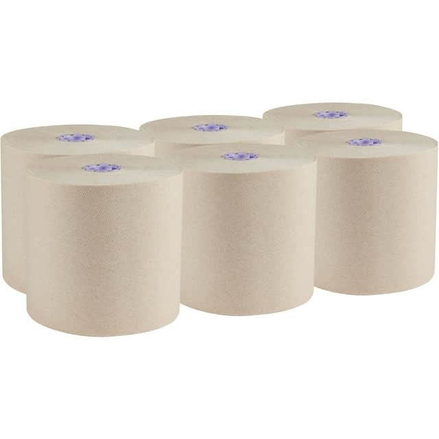 KIMBERLY-CLARK Kimberly-Clark KCC54038 Essential 100% Recycled Fiber Hard Roll Towel (8 inches x 700 ft) 54038