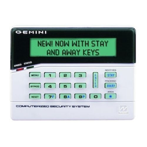 NAPCO SECURITY TECHNOLOGIES Napco GEM-K1CA 2-line Large Lcd Keypad Stay Away