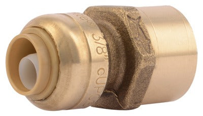 SHARKBITE Sharkbite U070LFA Push X Fnpt Adapter 3/8 X 1/2 Inch