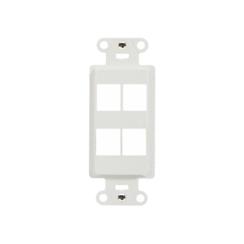 Legrand WP3414LA On-Q WP3414-LA 4-Port Light Almond Plastic Wall Box Mounting Strap