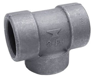 WHIRLPOOL Whirlpool 69029108785 Pipe Tee 1/4 in Npt 2000 Lb Carbon Steel