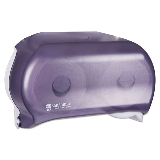 SAN JAMAR San Jamar SJMR3600TBK Versatwin Dual Roll Tissue Dispenser (Holds 2 Rolls)