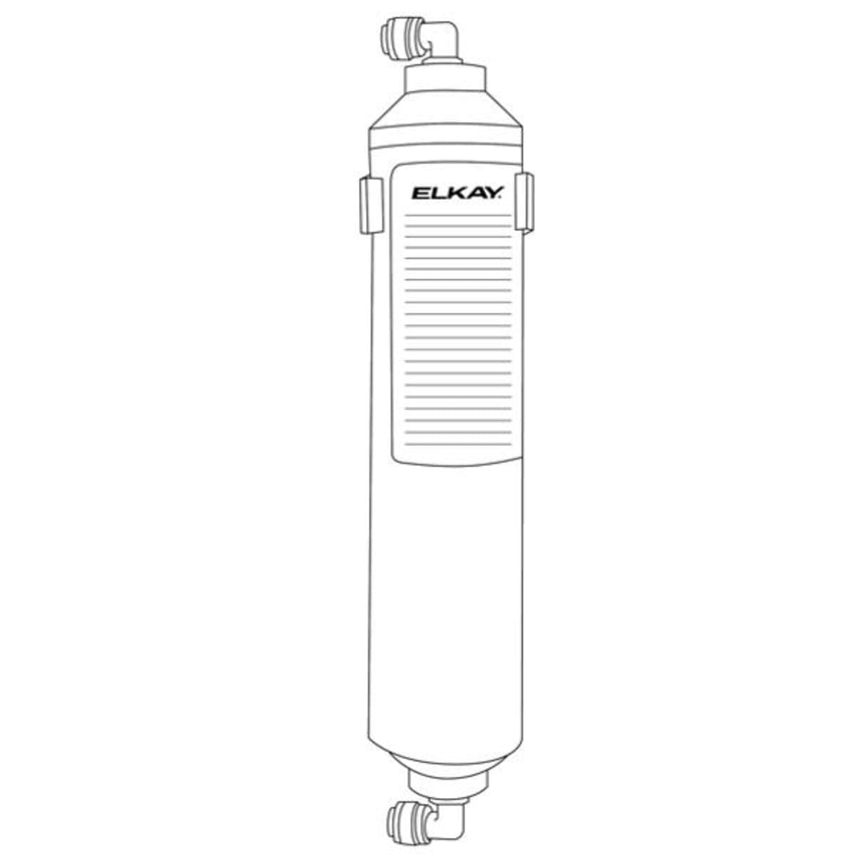 ELKAY Elkay LF2 Aqua Sentry Filter System Kit No Electrical Required (2 in x 2 in x 11.5 in) 56192C