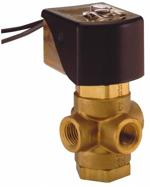 PARKER Parker 04F30U2104ACF Solenoid Valve 1/4 Inch Npt Brass