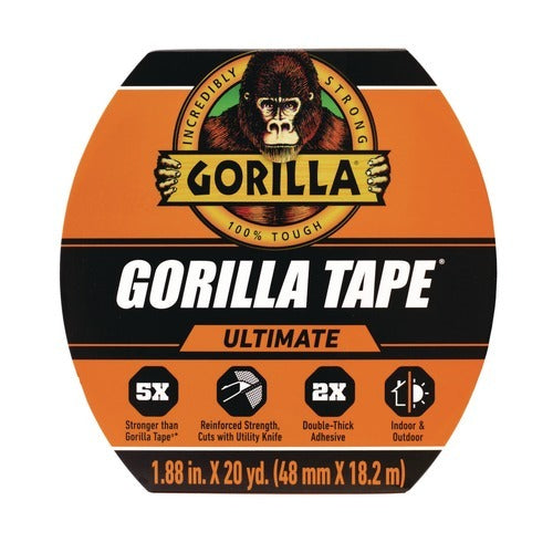 GORILLA GLUE Gorilla Glue 113499 Ultimate Gorilla Tape 1.88 in x 20 yd (3 in core)