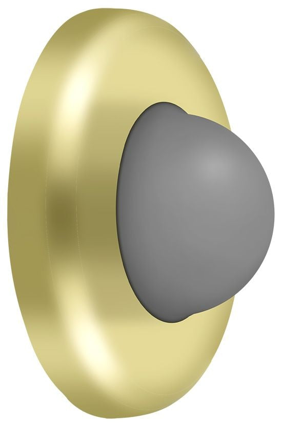 DELTANA Deltana WBC250U3 Convex Flush Wall Bumper Bright Brass