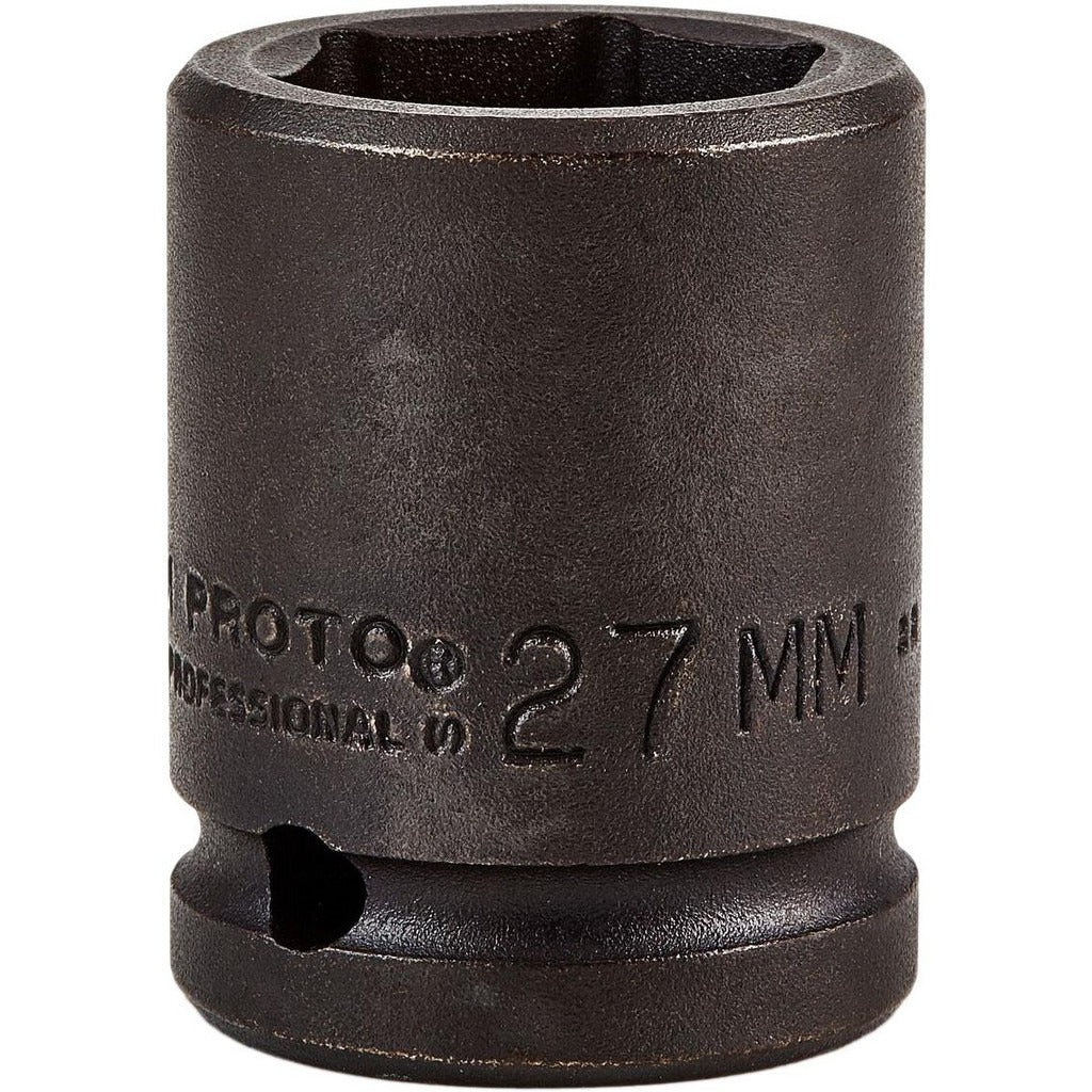 PROTO Proto J07527M Impact Socket 3/4 in Drive 27mm 6-pt