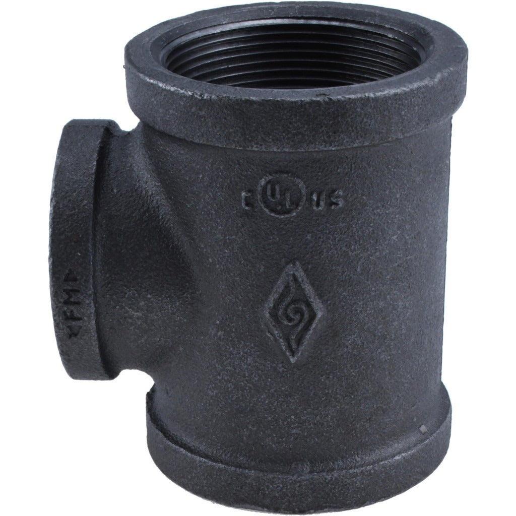 VALUE COLLECTION Value Collection B130R 50X40 Black Malleable Iron Tee