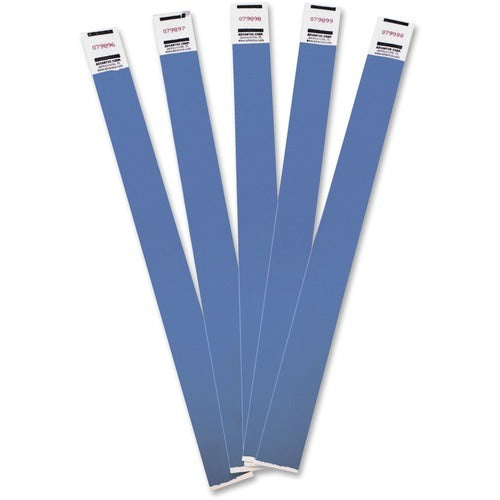 ADVANTUS Advantus Corp. AVT75442 Blue Tyvek Wristbands 100 Pack