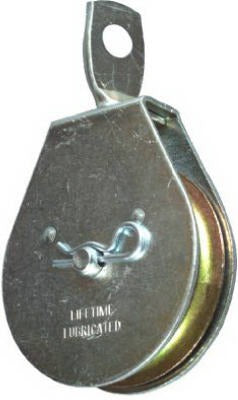 NATIONAL HARDWARE National Mfg N219-998 Swivel Eye Steel Pulley 2.5in 550LB