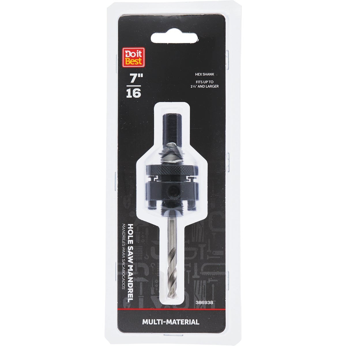 BSC PREFERRED Bsc Preferred QJDIB-M-002 Hex Shank Hole Saw Mandrel