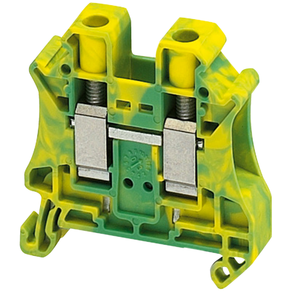 Schneider Electric NSYTRV102PE Square D Terminal Block 10 mm 2-Point Green/Yellow