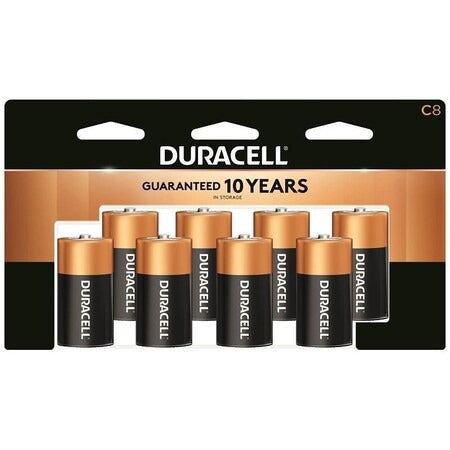 DURACELL Duracell MN14R8DWZ17 Coppertop C Alkaline Batteries 1.5 V (8 Pack)