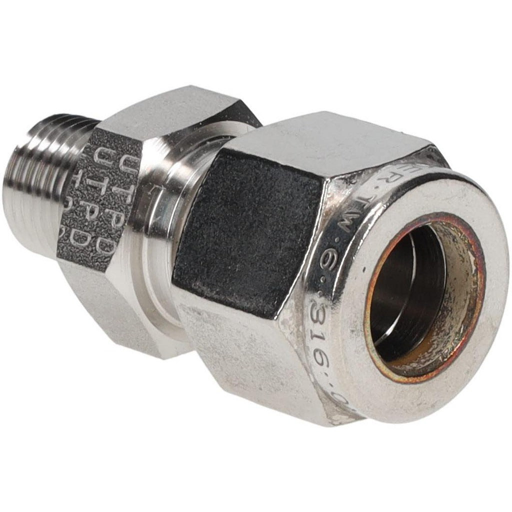 PARKER Parker 6MSC2N-316 Compression Tube Connector 3/8 Od Npt