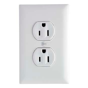 LEGRAND Legrand 3232-W Duplex Grounding Straight Blade Receptacle 15 A 125 VAC (Duplex) Replacement 3232W