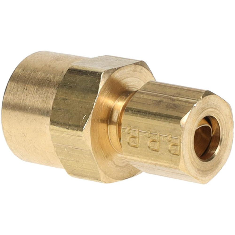 PARKER Parker 66C-4-4 Compression Tube Connector Brass 300 Psi