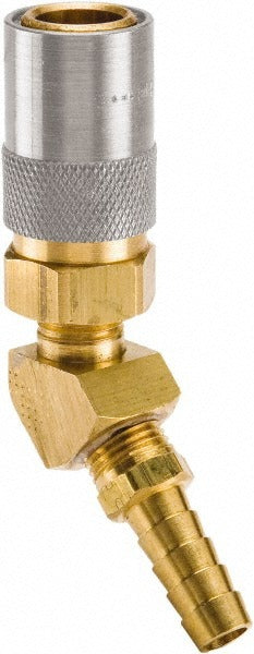 PARKER Parker PC226AV 45 Deg Hose Barb Coupler 200 Psi Brass