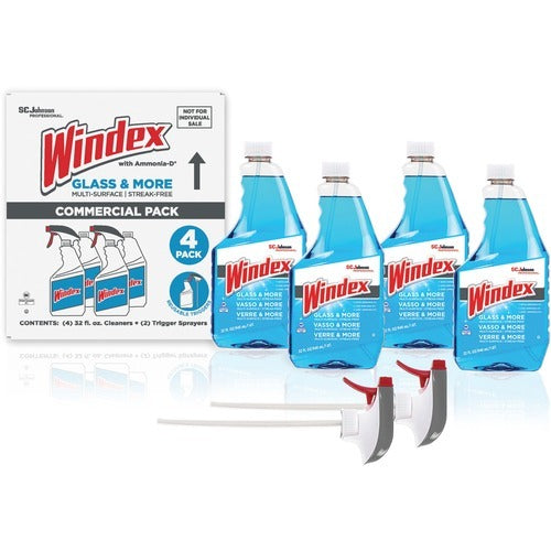 SC JOHNSON Bsc Preferred SJN327171 Multi-surface Glass Cleaner 32 Oz 4CT