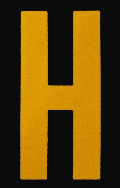 STRANCO Stranco RUM5PK-100-H Number Letter Label Letter H