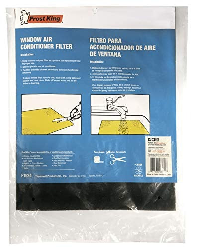 FROST KING Frost King F1524 Air Conditioner Filter 15 in x 24 in x 3/16 in (1 Pack) F1524
