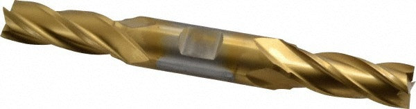 CLEVELAND CONTROLS Cleveland C33084 Square End Mill 17/32 in 4 Flute Hss Tin