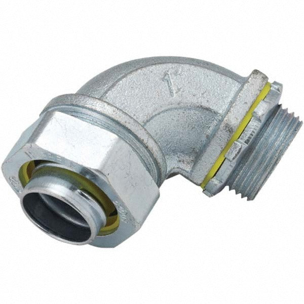HUBBELL RACO Hubbell-raco 3421 Liquid-tight Conduit Connector 3/8 in 90 Deg
