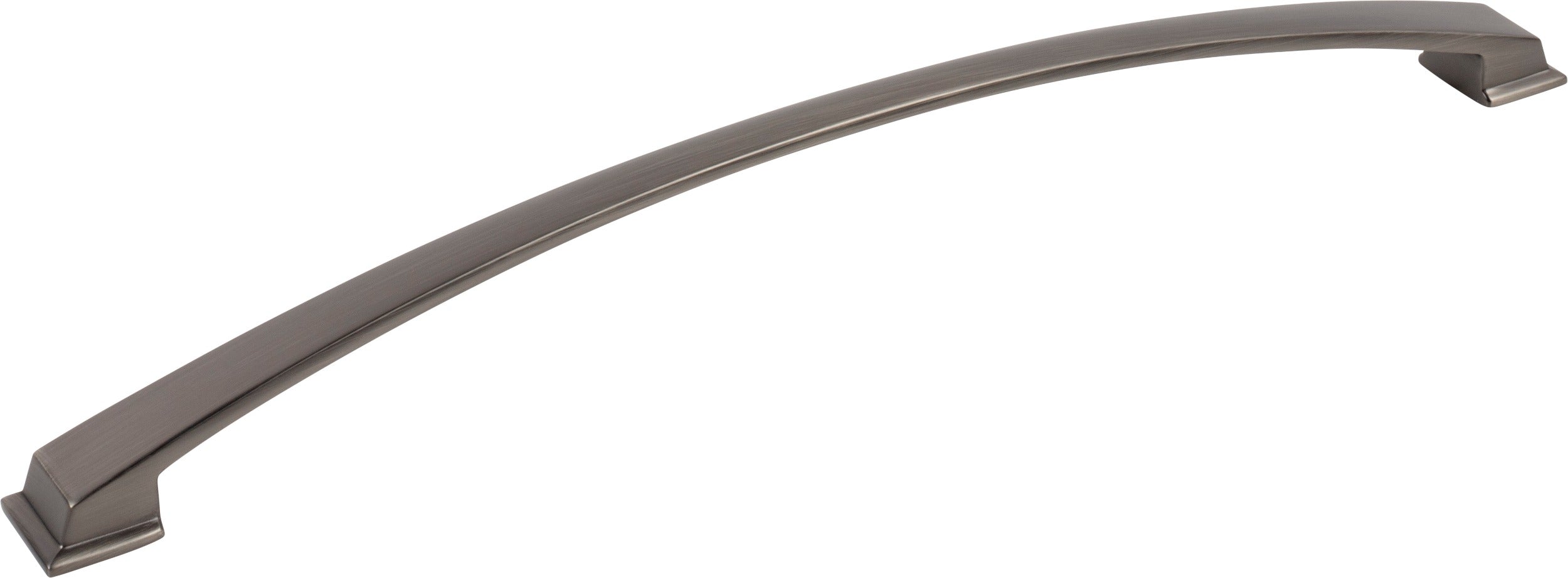 JEFFREY ALEXANDER Jeffrey Alexander 944-305BNBDL Arched Cabinet Pull Brushed Pewter
