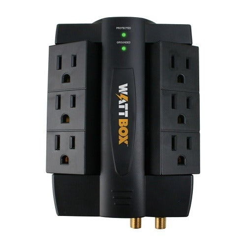 WATTBOX Wattbox WB-200-6RWT Surge Protector Wall Tap 6 Outlet