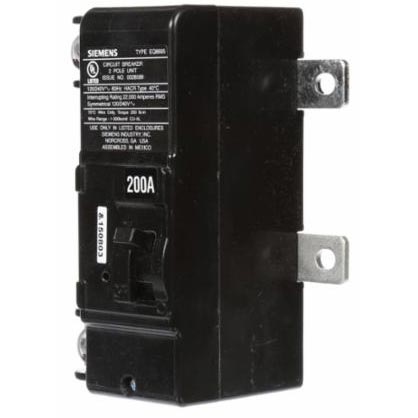 Siemens MBK200A TYPE SL Transfer Switch Main Circuit Breaker, 277/480 VAC, 200 A, 22 kA Interrupt, 2 Poles