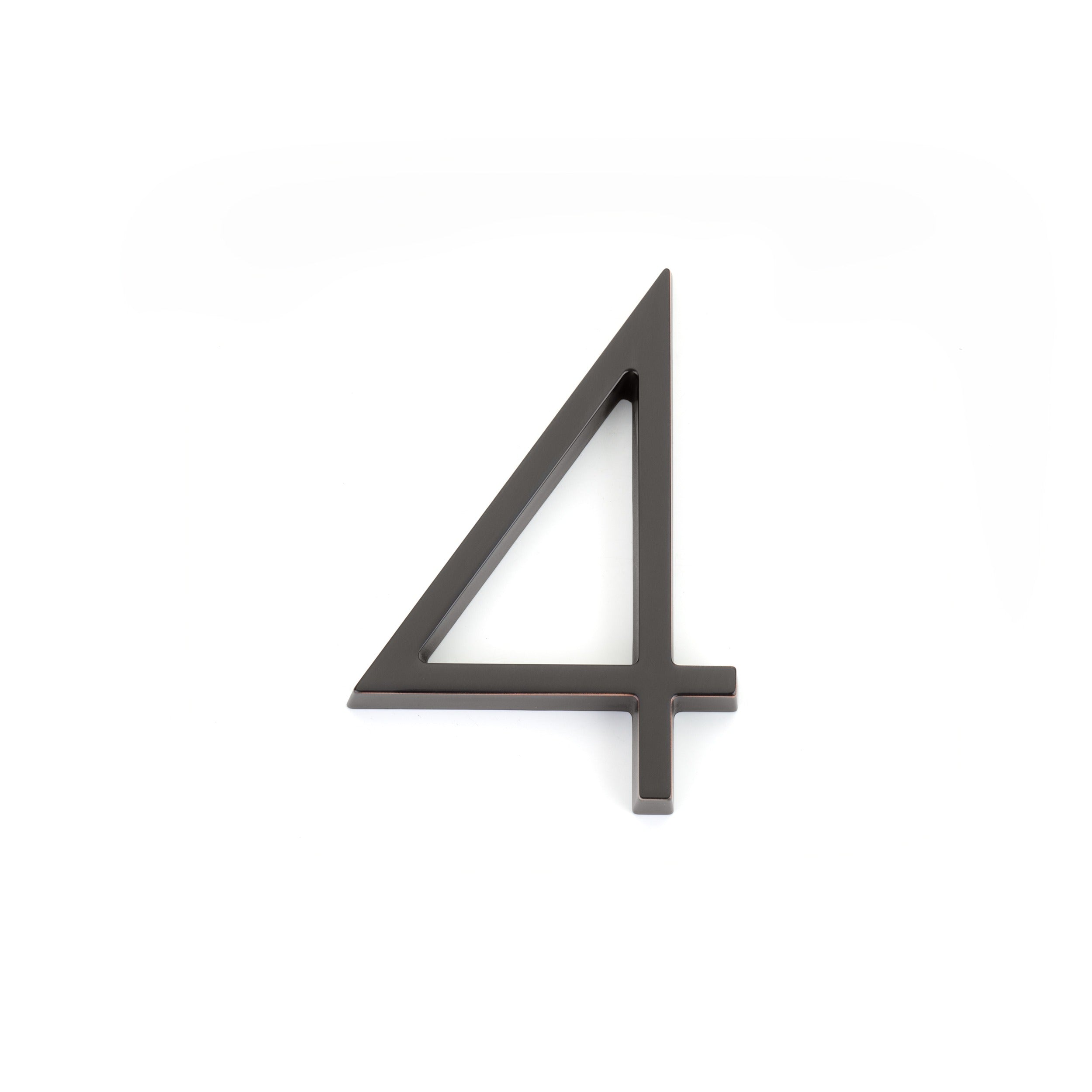 EMTEK Emtek 2834US10B Modern 4 House Number Oil Rubbed Bronze
