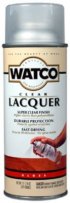 RUST-OLEUM Rust-oleum 63081 Gloss Lacquer Clear Wood Finish 11.25 Oz