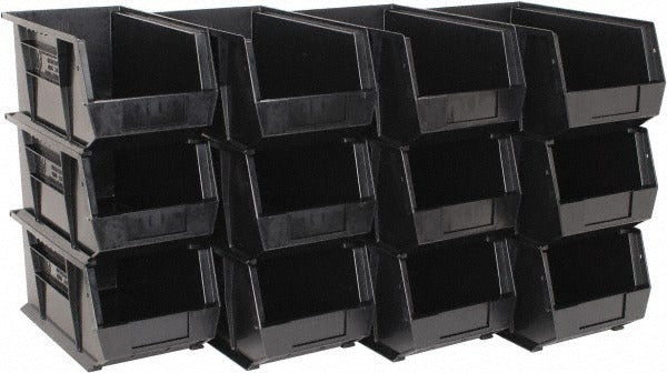 QUANTUM STORAGE SYSTEMS Quantum Storage QUS240COCS Hopper Stacking Bin Black 12pk